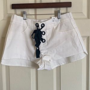 Zara White Shorts